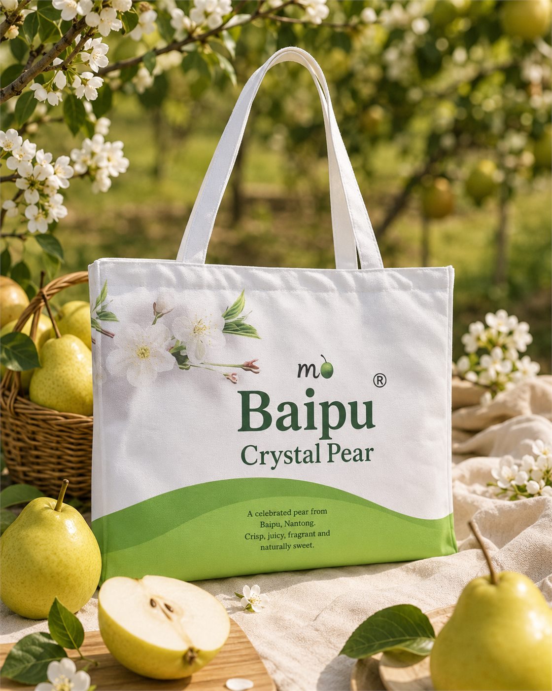 Canvas tote used as a starting product reference